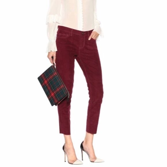 CURRENT / ELLIOTT  cord Raw Hem Skinny Pants 28 - Picture 1 of 6